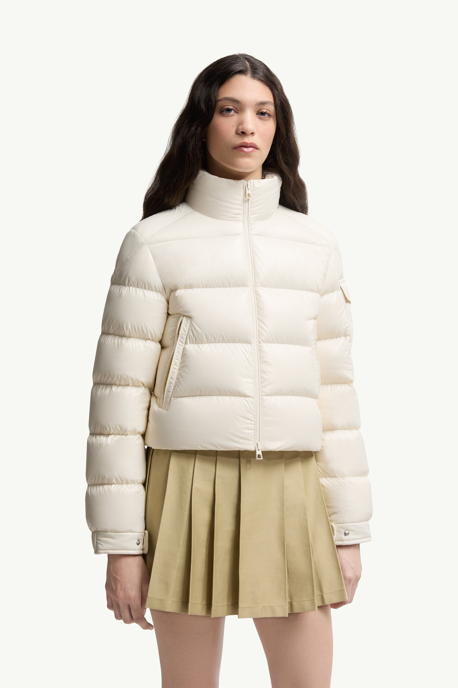 White Petra Short Down Jacket - Short Down Jackets for Women