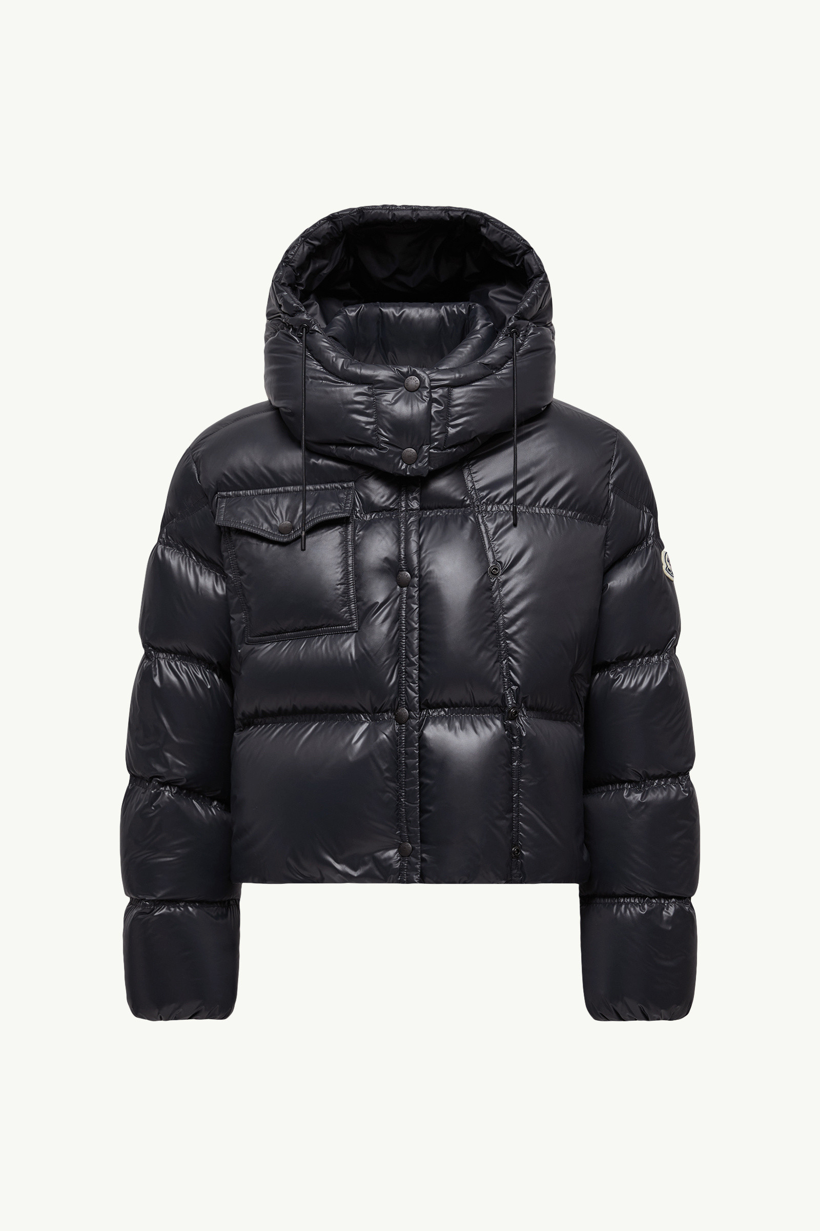 MONCLER｜JACKETS (1A00002 54AL5 53A) Black Moncler Maya Hooded Short Down Jacket - Short Down