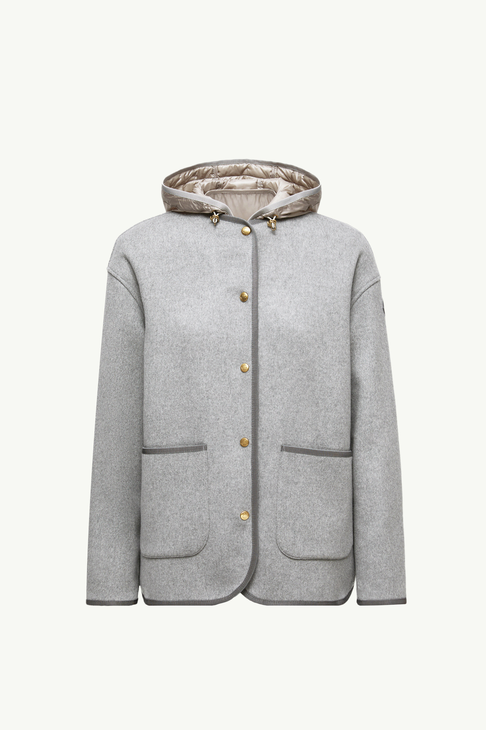 MONCLER ショートダウンジャケット 3in1デザイン Reposse グレー Reposse ショートダウンジャケット : ロングジャケット