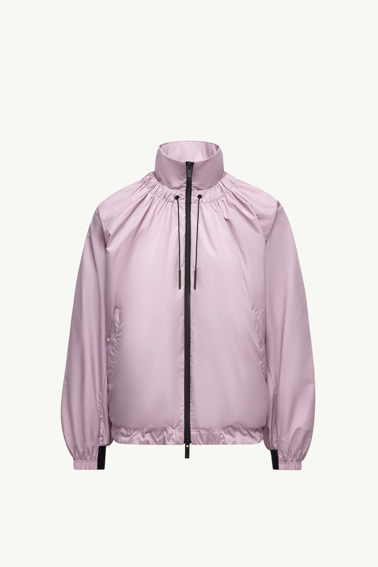 MONCLER☆24SS BREMUSA ロゴ レイン ジャケット 2 LADIES MONCLER (モンクレール) ナイロン バックロゴ フルジップ