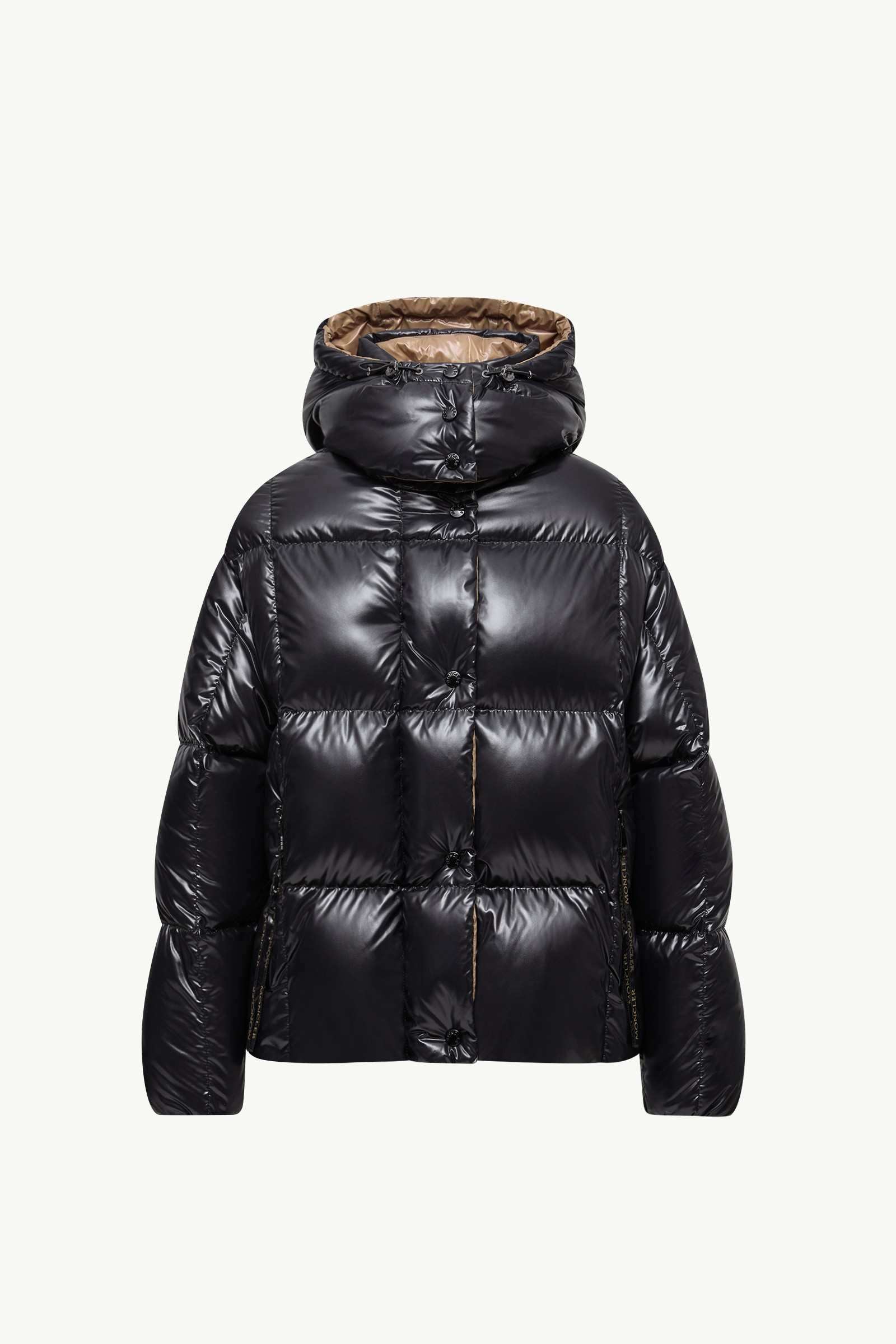 ブラック Parana Hooded Short Down Jacket : ショートダウン