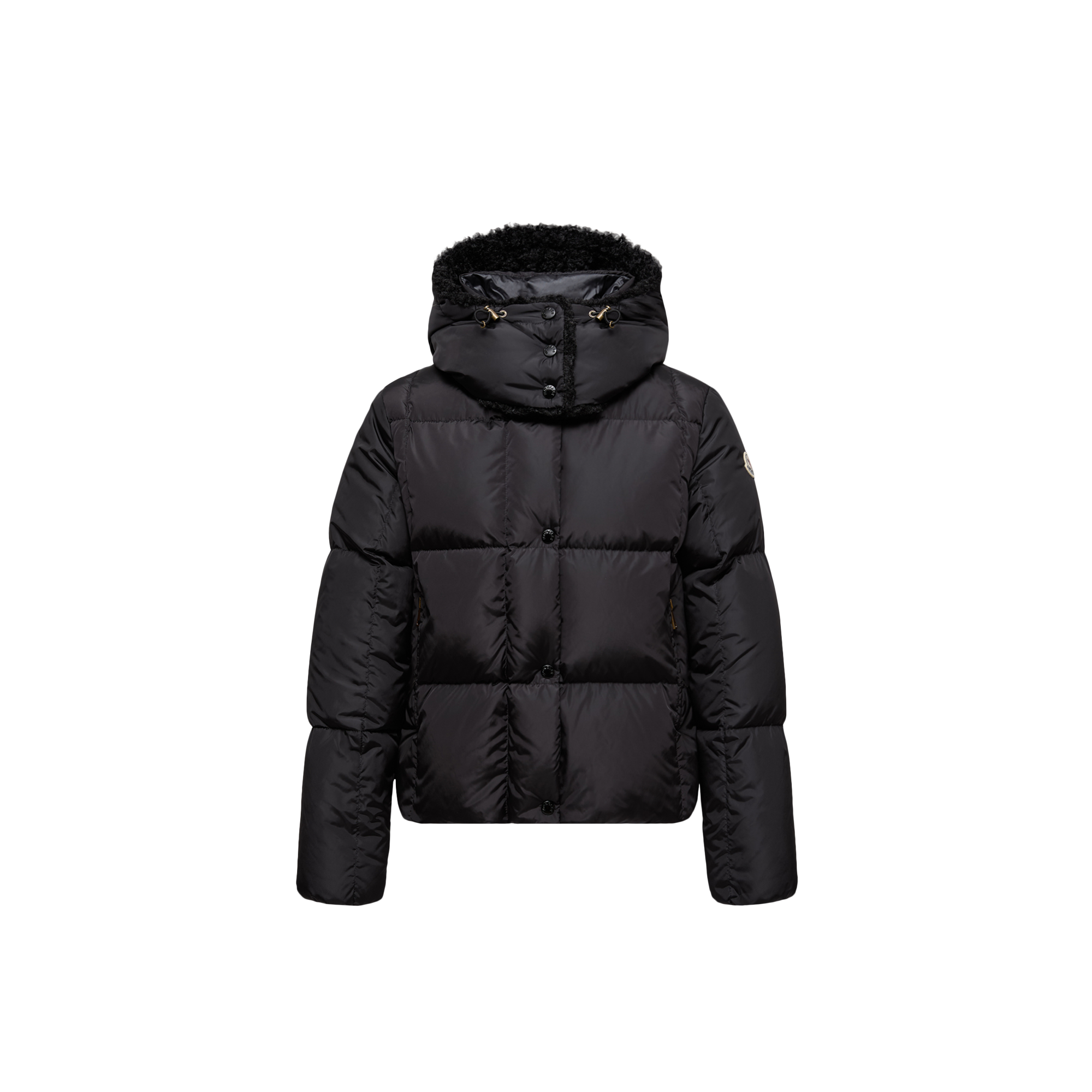 Moncler Castelnou Short Down Jacket In Black