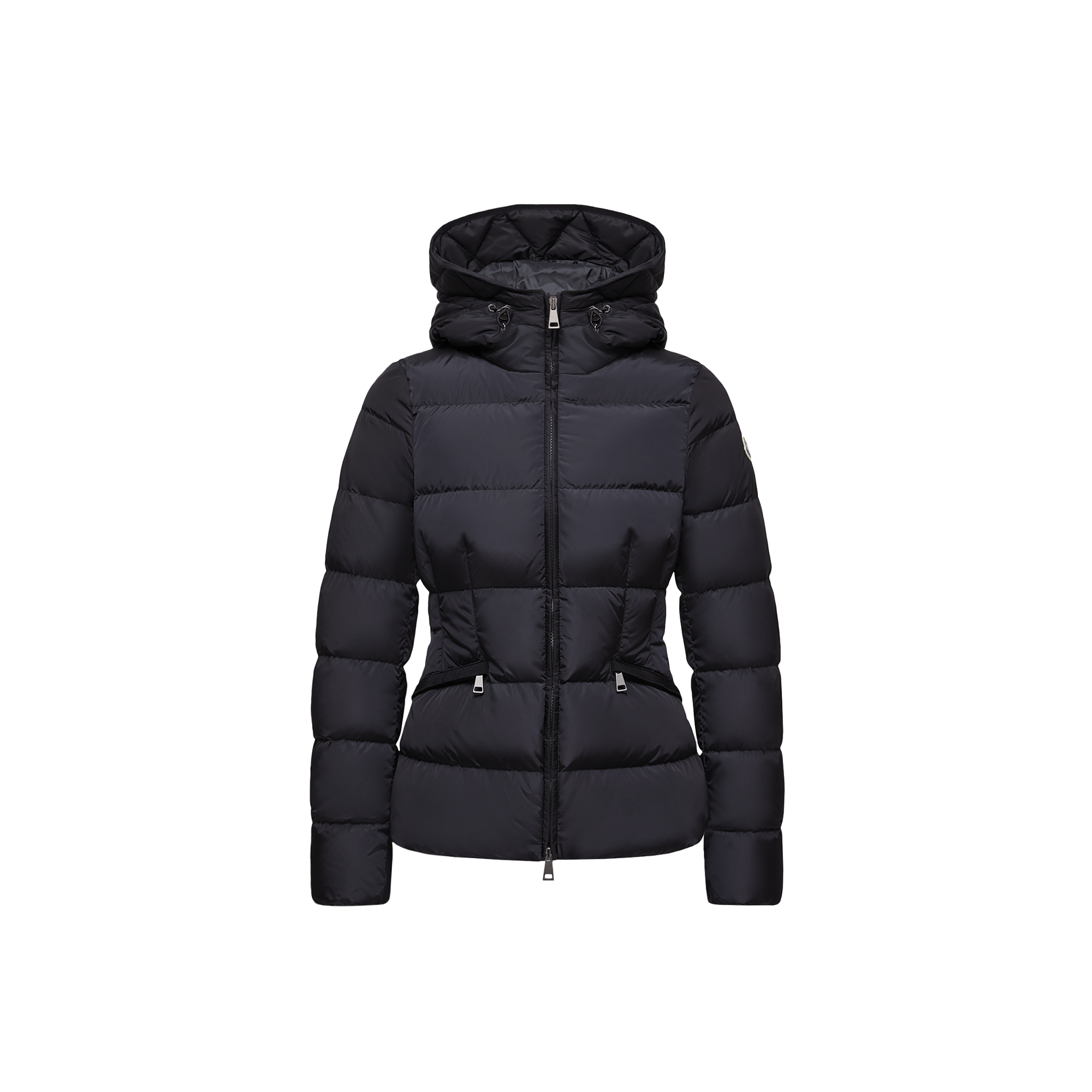 Moncler Doudoune Courte À Capuche Avoce In Blue