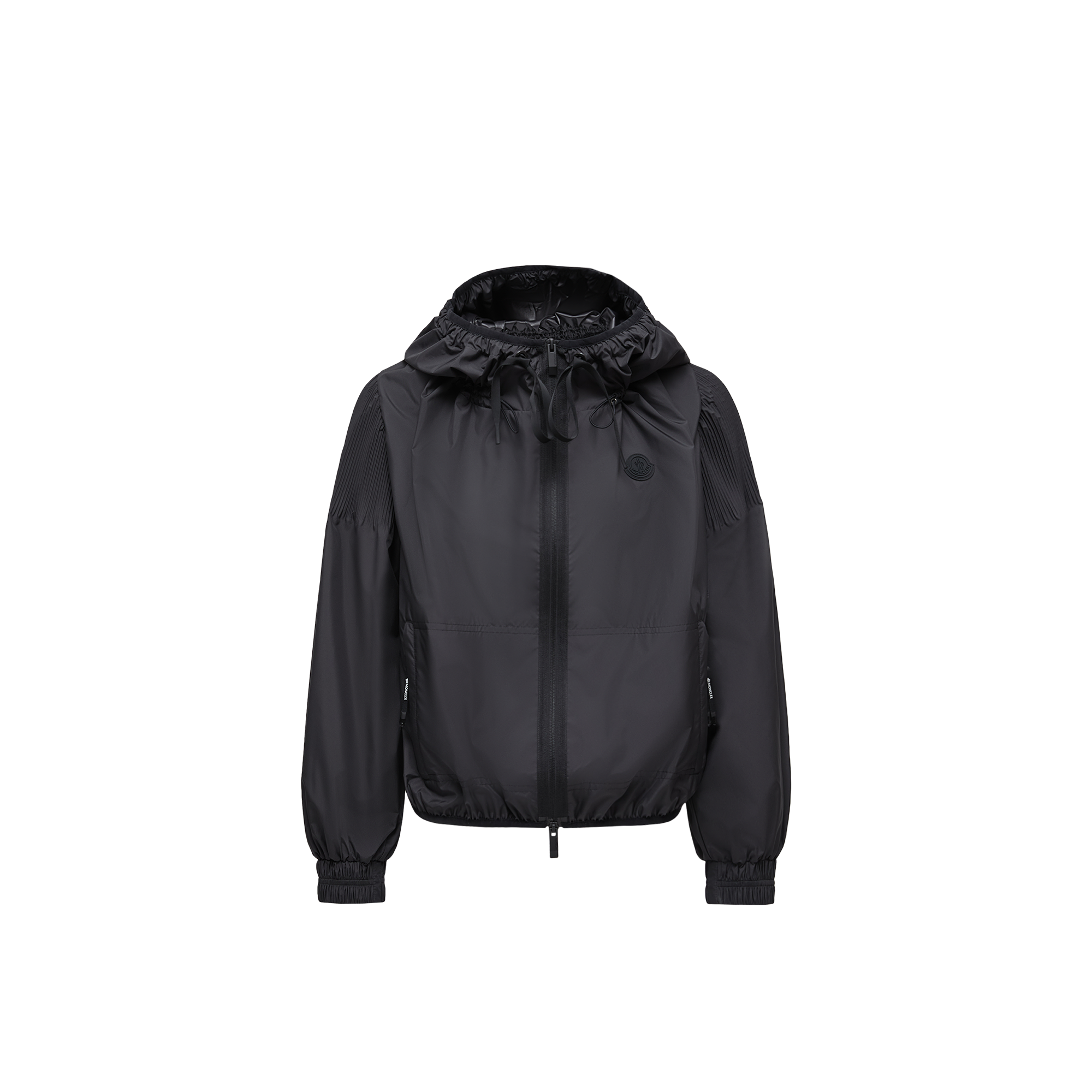 Moncler Auxonne Hooded Windbreaker Black