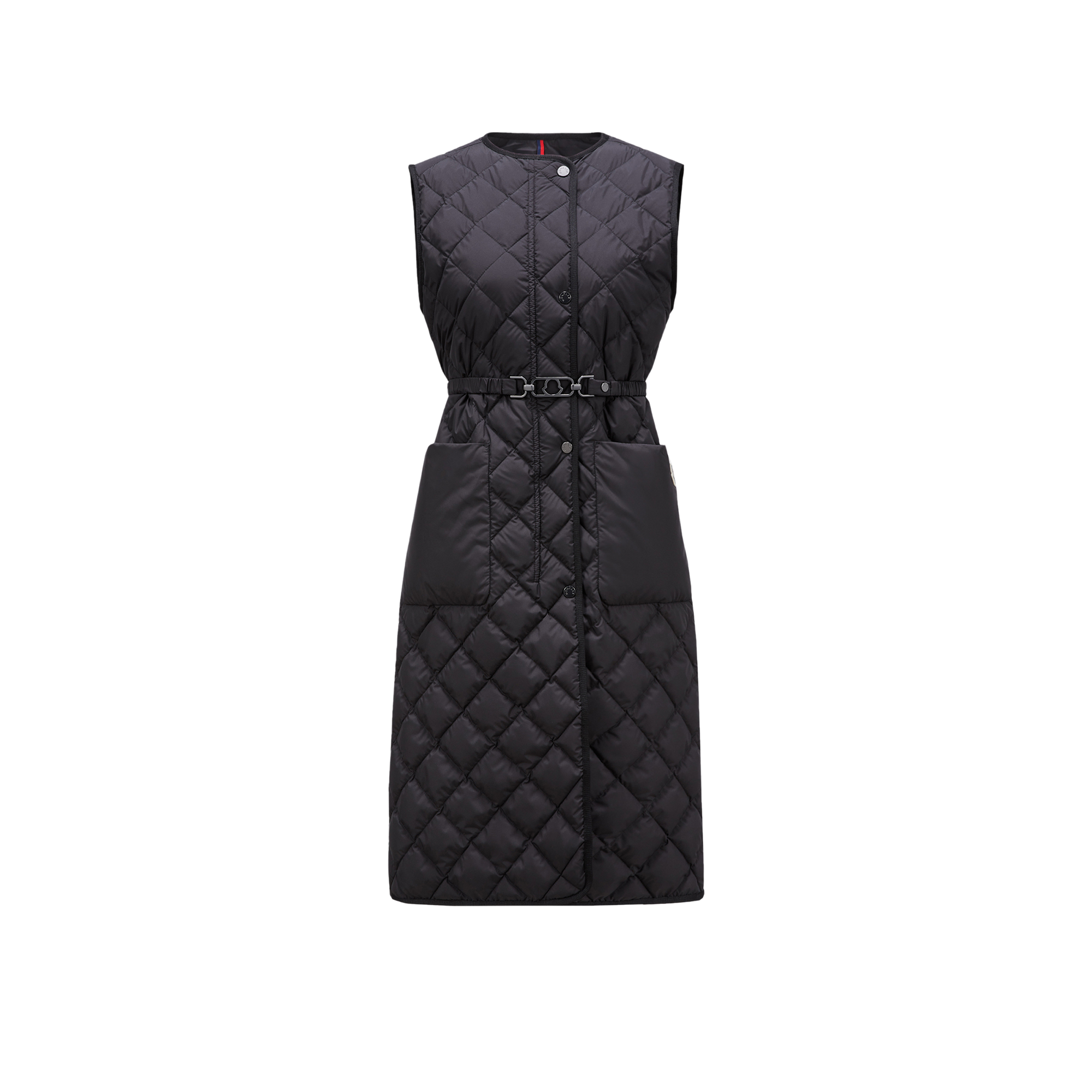 Moncler Butor Diamond-quilted Long Down Vest
