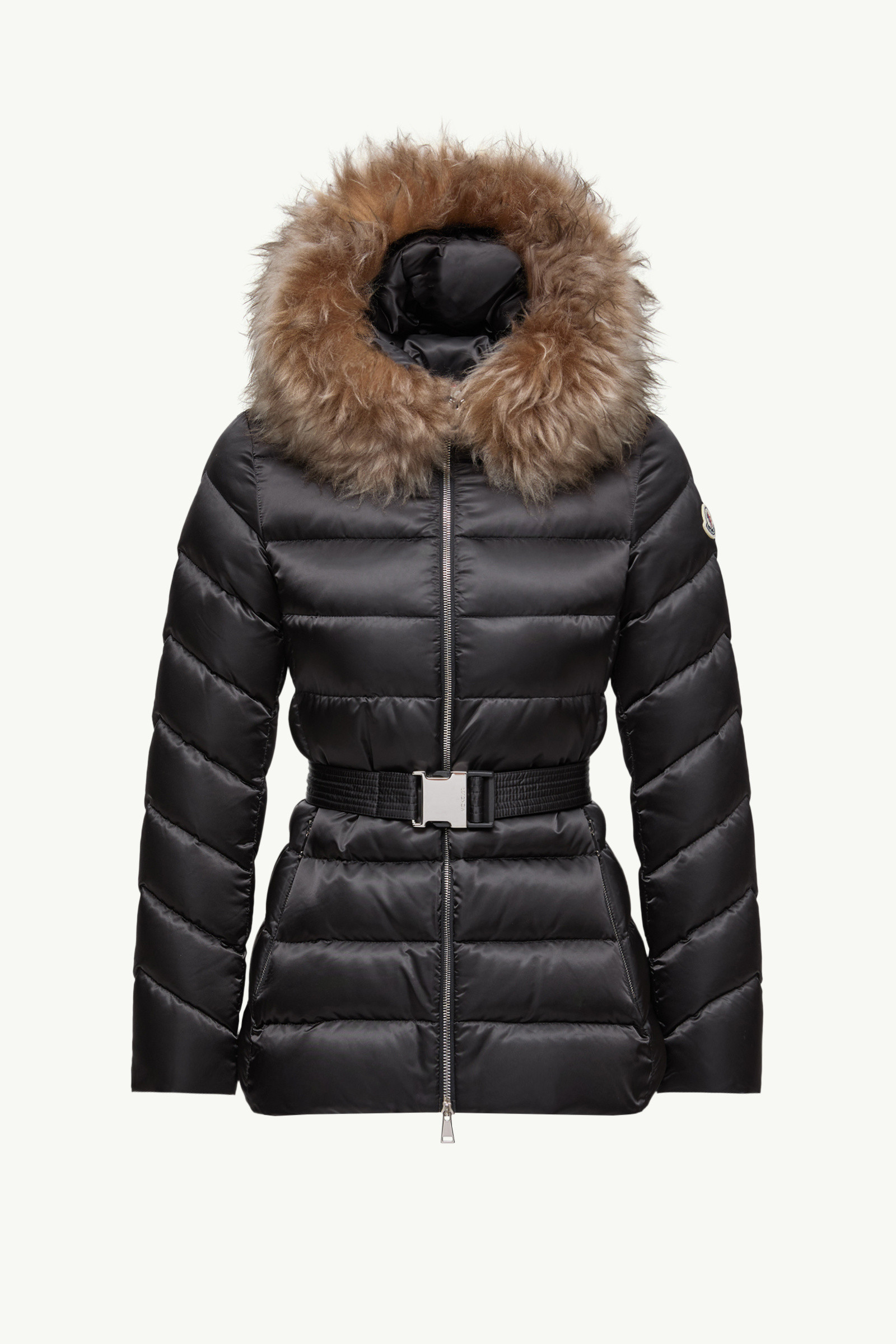 ダウンジャケット・コート MONCLER DOWN JACKETS BLACK - BEIGE Moncler // Black & Cream Chouelle Down Jacket – VSP Consignment