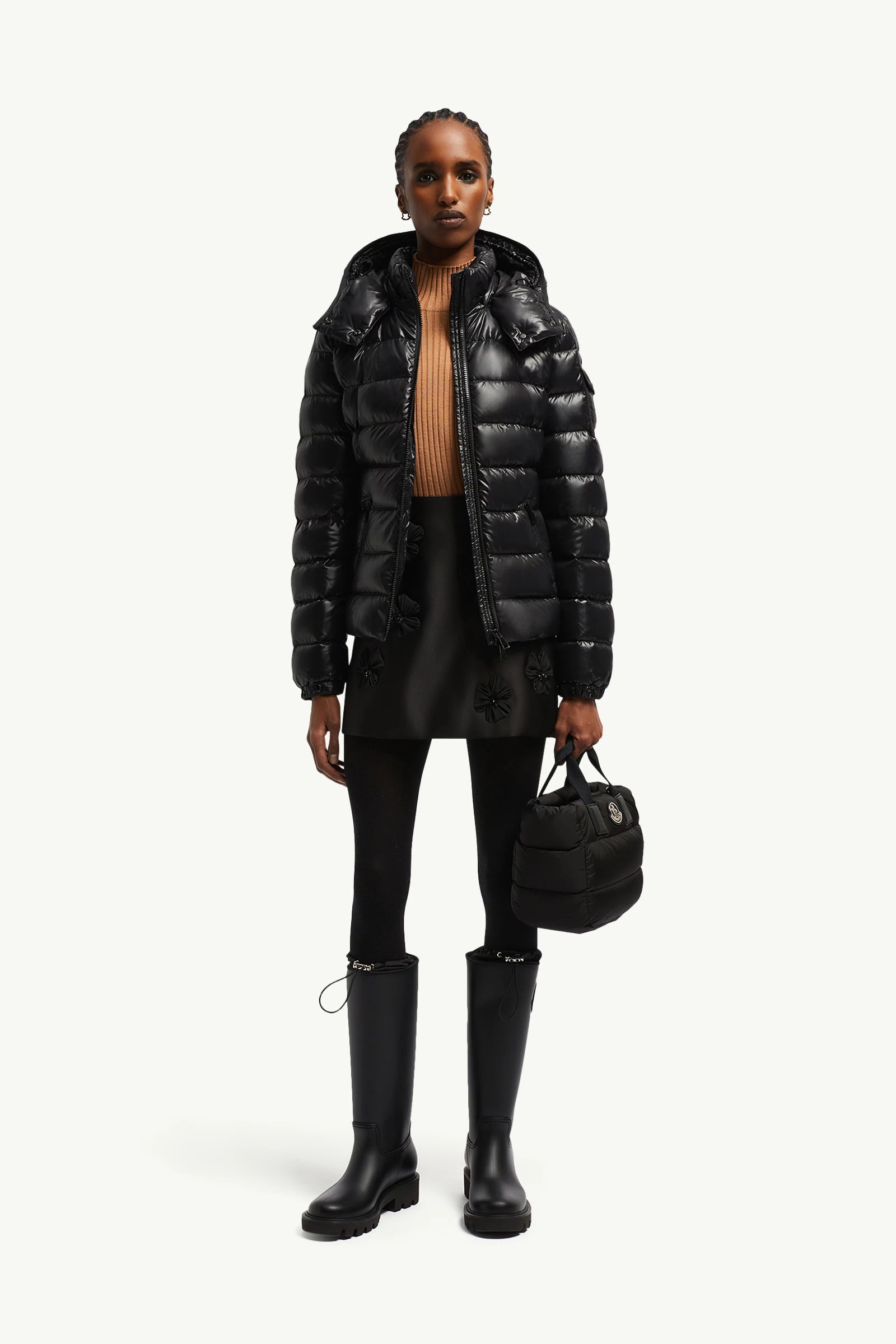 Bady Hooded Short Down Jacket