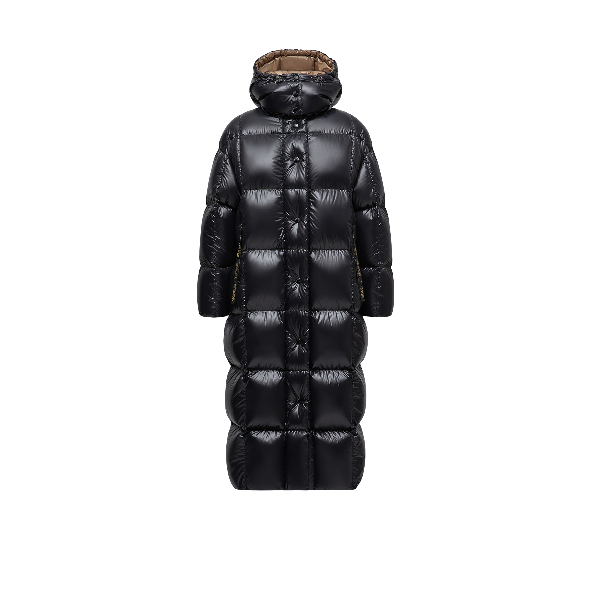 Moncler Parnaiba Padded Shell-down Jacket In Black
