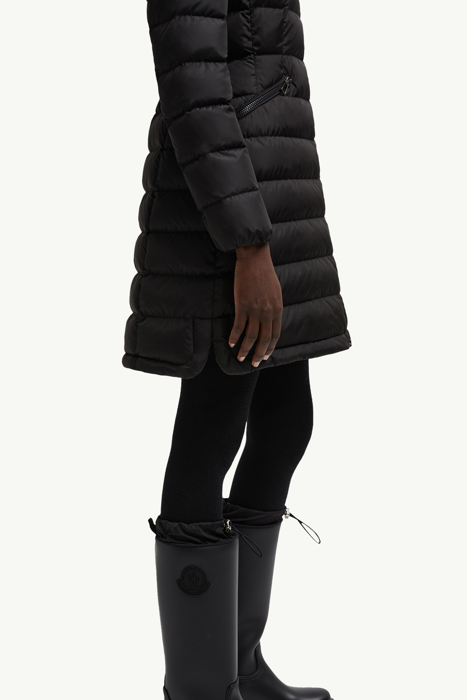 Moncler Flammette Long Puffer Coat | Neiman Marcus