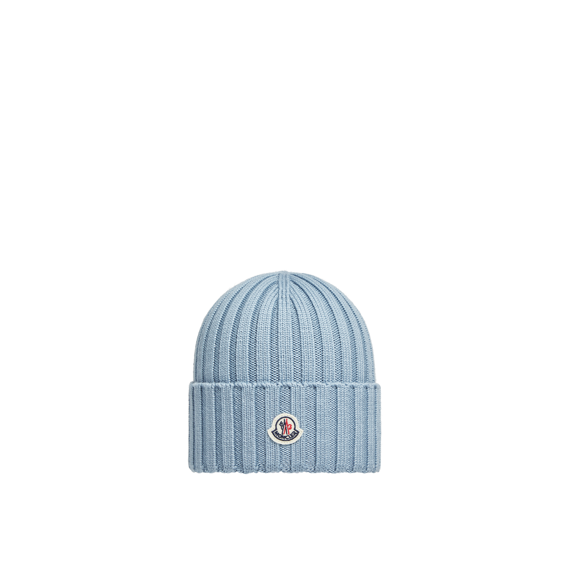MONCLER COLLECTION Wool Beanie, Women, Blue, Size: One size
