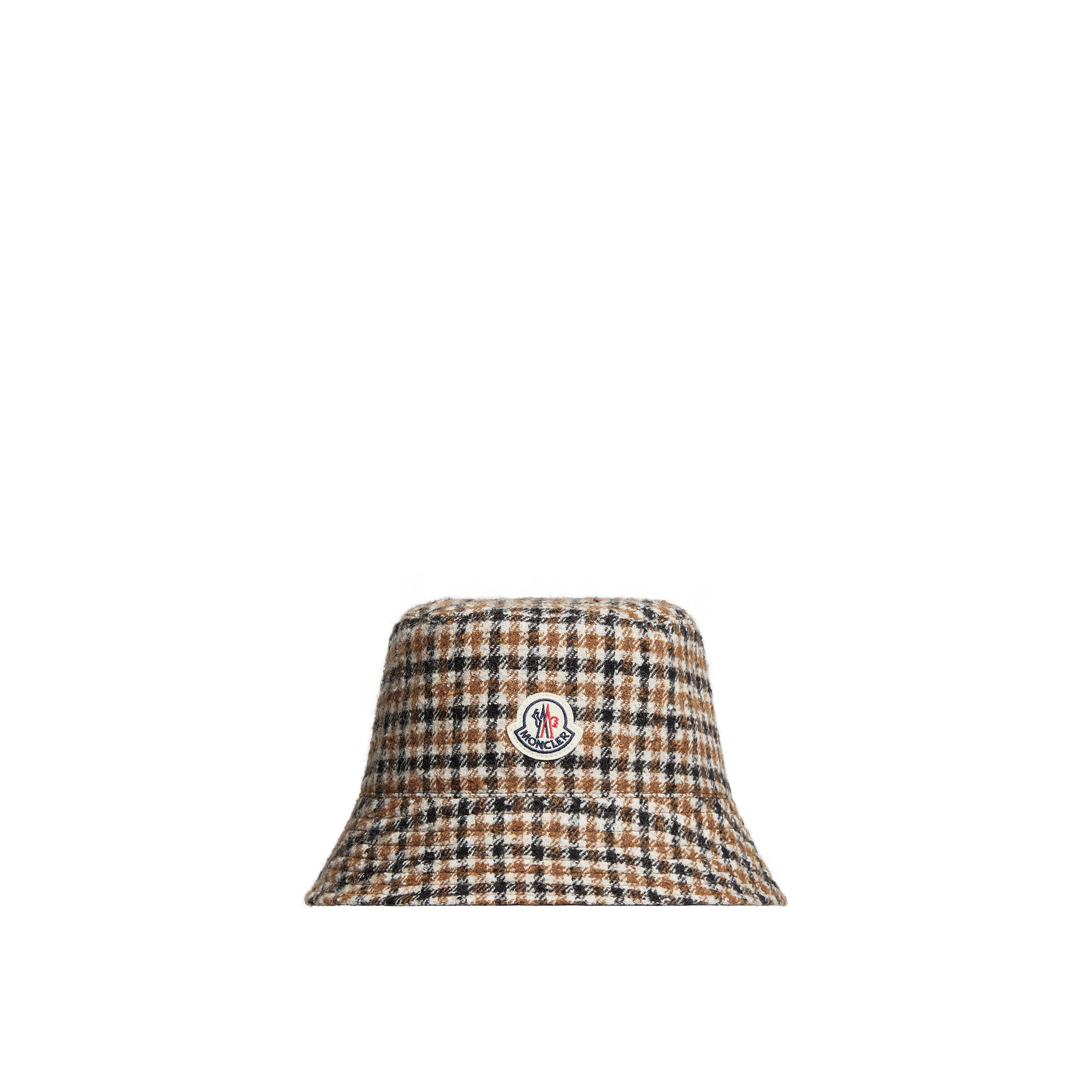Moncler Checked Bucket Hat In Multi