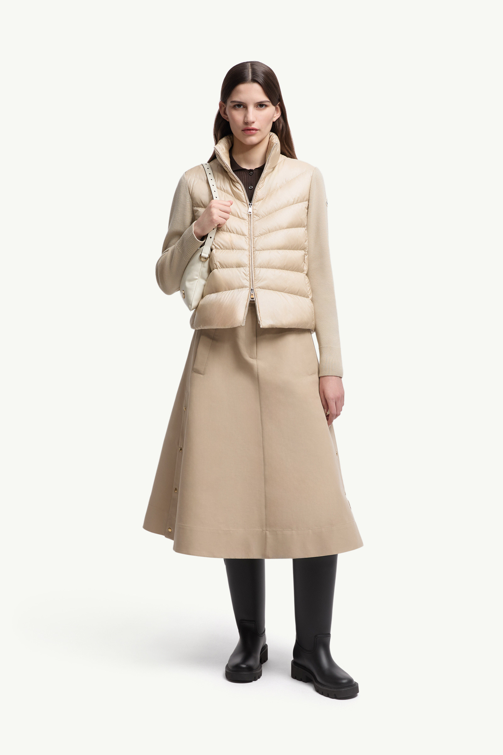 MONCLER モンクレールKNITTED 爽やかキュート フリルカーディガン