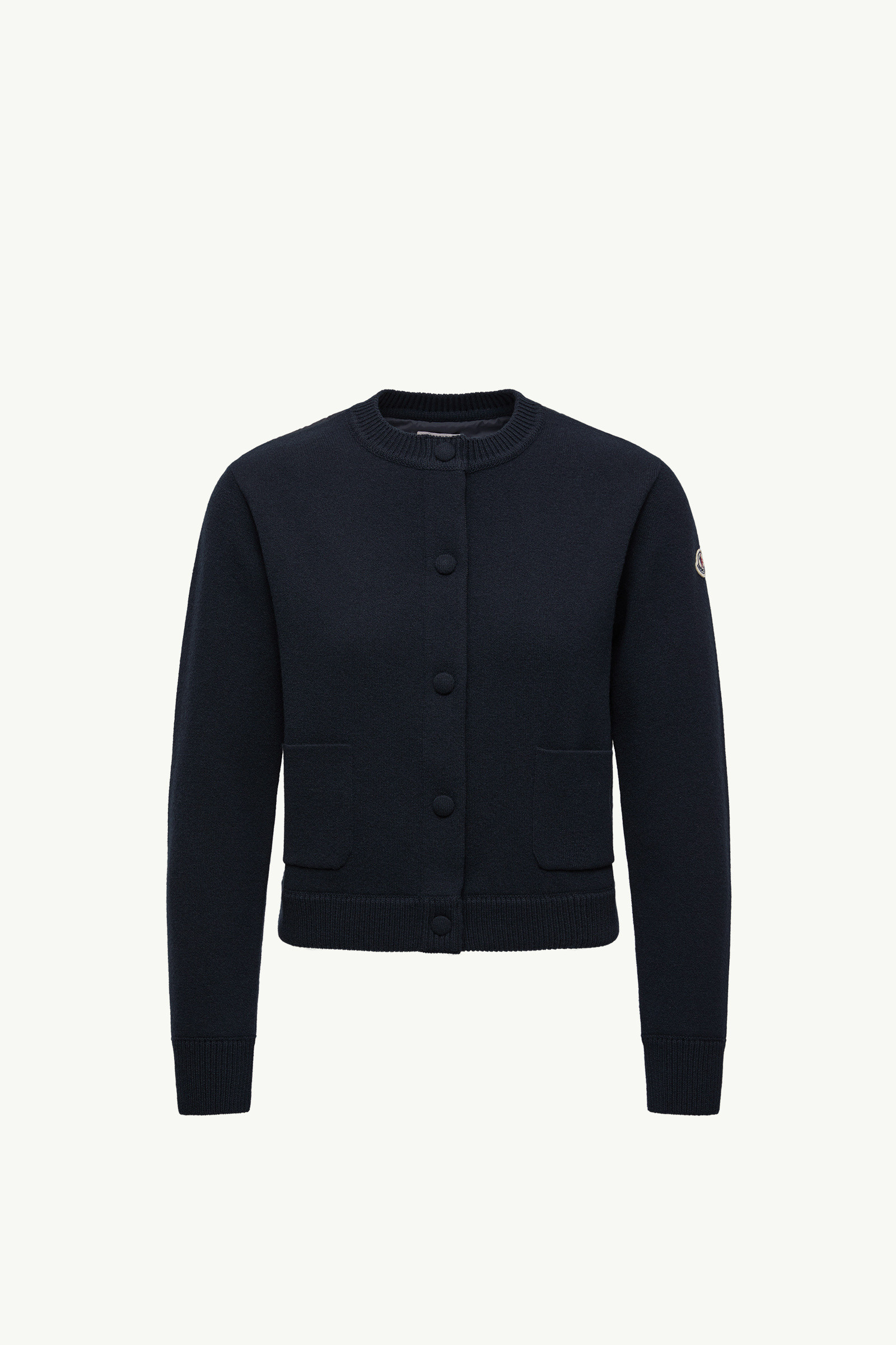MONCLER ダークグレー カーディガン 3975 ブラック カーディガン : セーター＆カーディガン 向けの