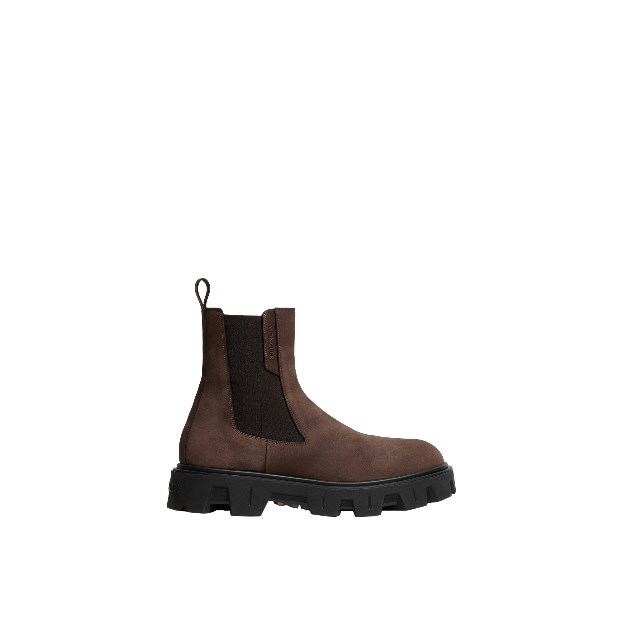 Moncler Peak City Chelsea Ankle Boots Sneakers Brown In Brown