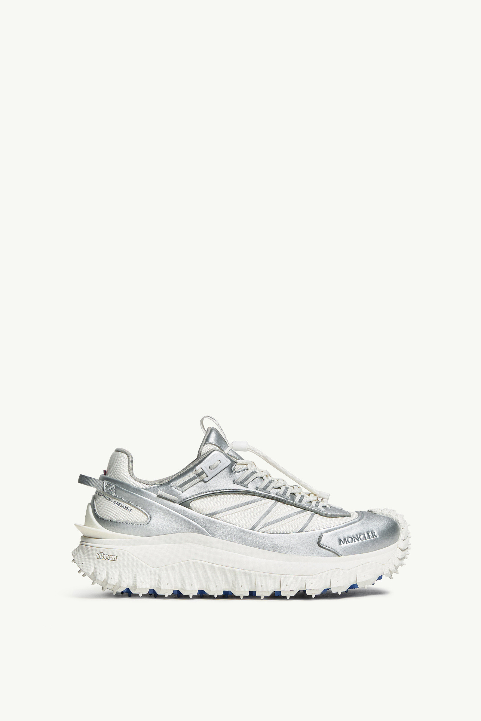 スニーカー MONCLER SNEAKER (K209A4M00330M7184 M91) Silver Trailgrip GTX Leather Sneakers - Sneakers for Men