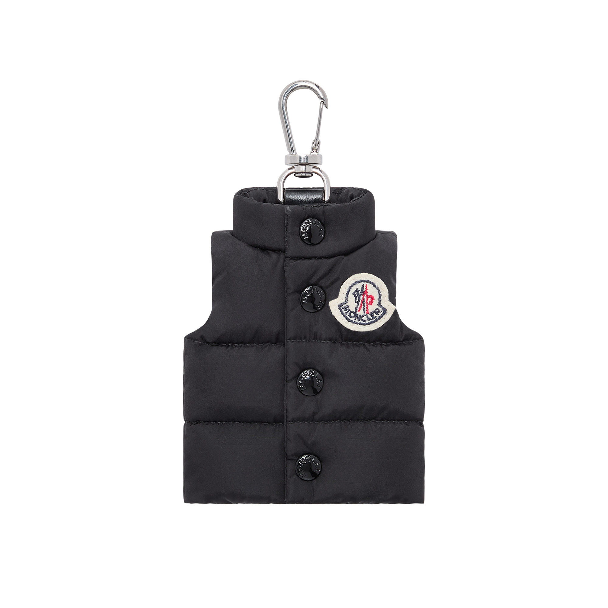 Moncler Porte-clés En Forme De Gilet In Black