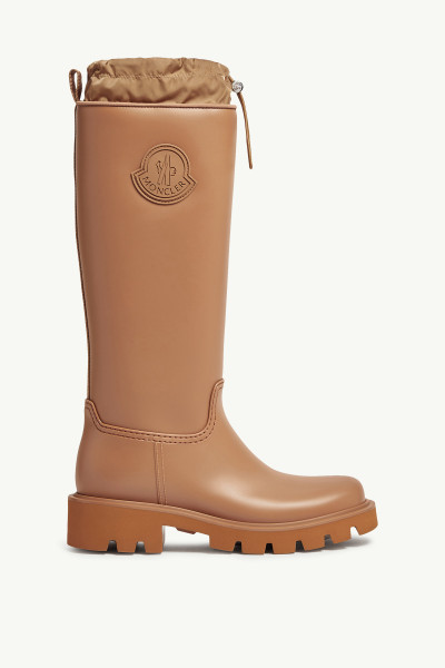 関税送料込 MONCLER Kickstream レインブーツ ライトブラウン Kickstreamレインブーツ : ブーツ 向けの