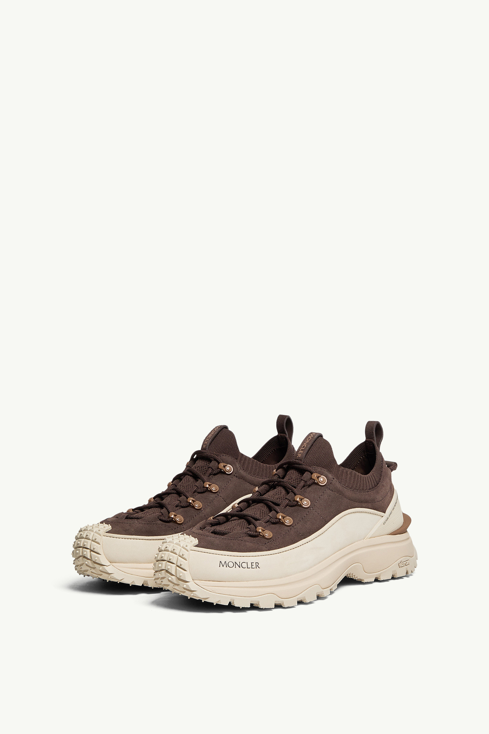 スニーカー MONCLER Women Sneakers 4M001 30 M3457TRAILGRIPLITE220T Beige MONCLER | Trailgrip Lite2 Low Top Sneakers | WHITE | Women