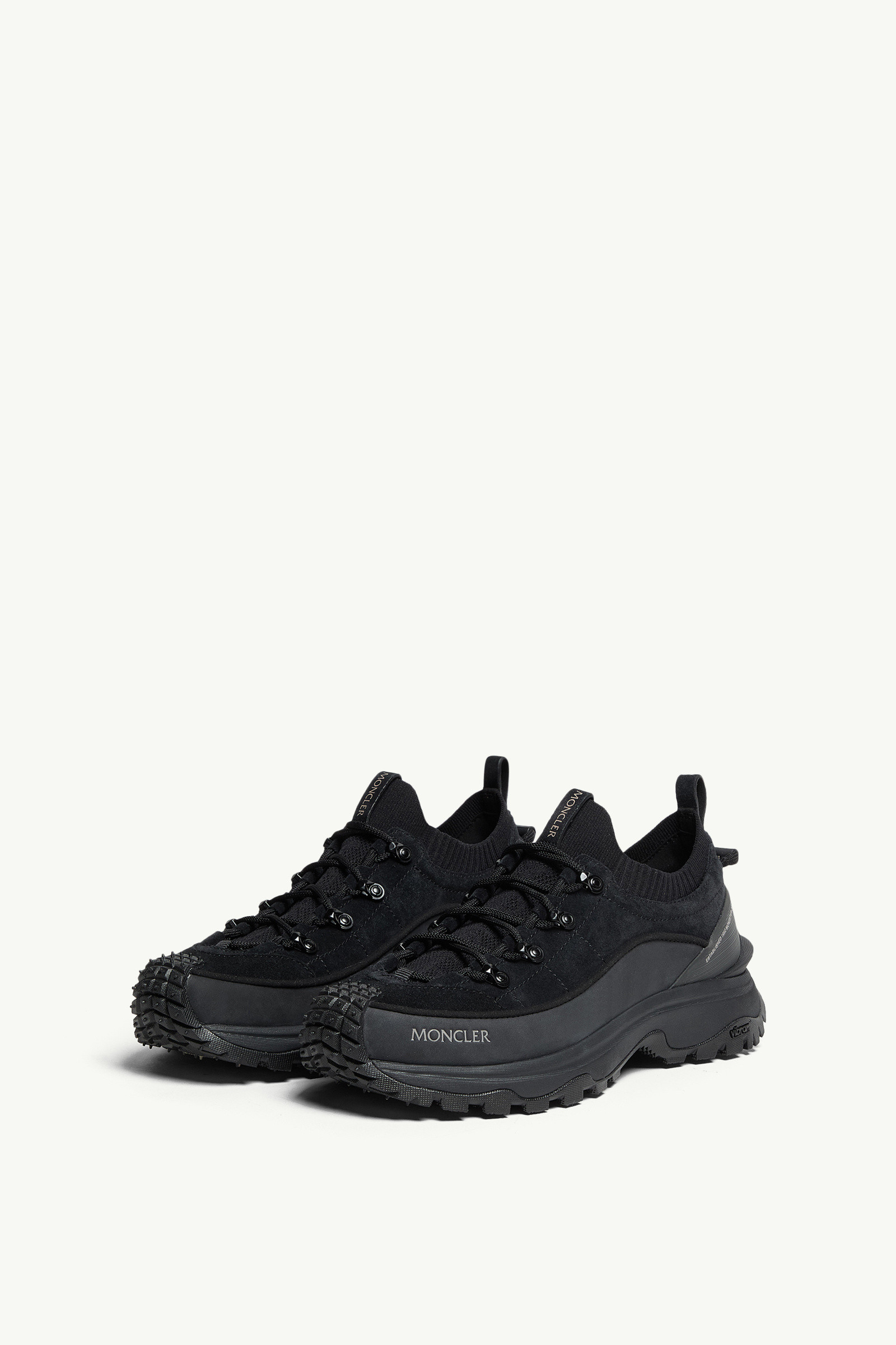 スニーカー MONCLER Women Sneakers 4M001 70 M4156998 Black MONCLER 24SS新作 モンクレール レディース PACEY スニーカー