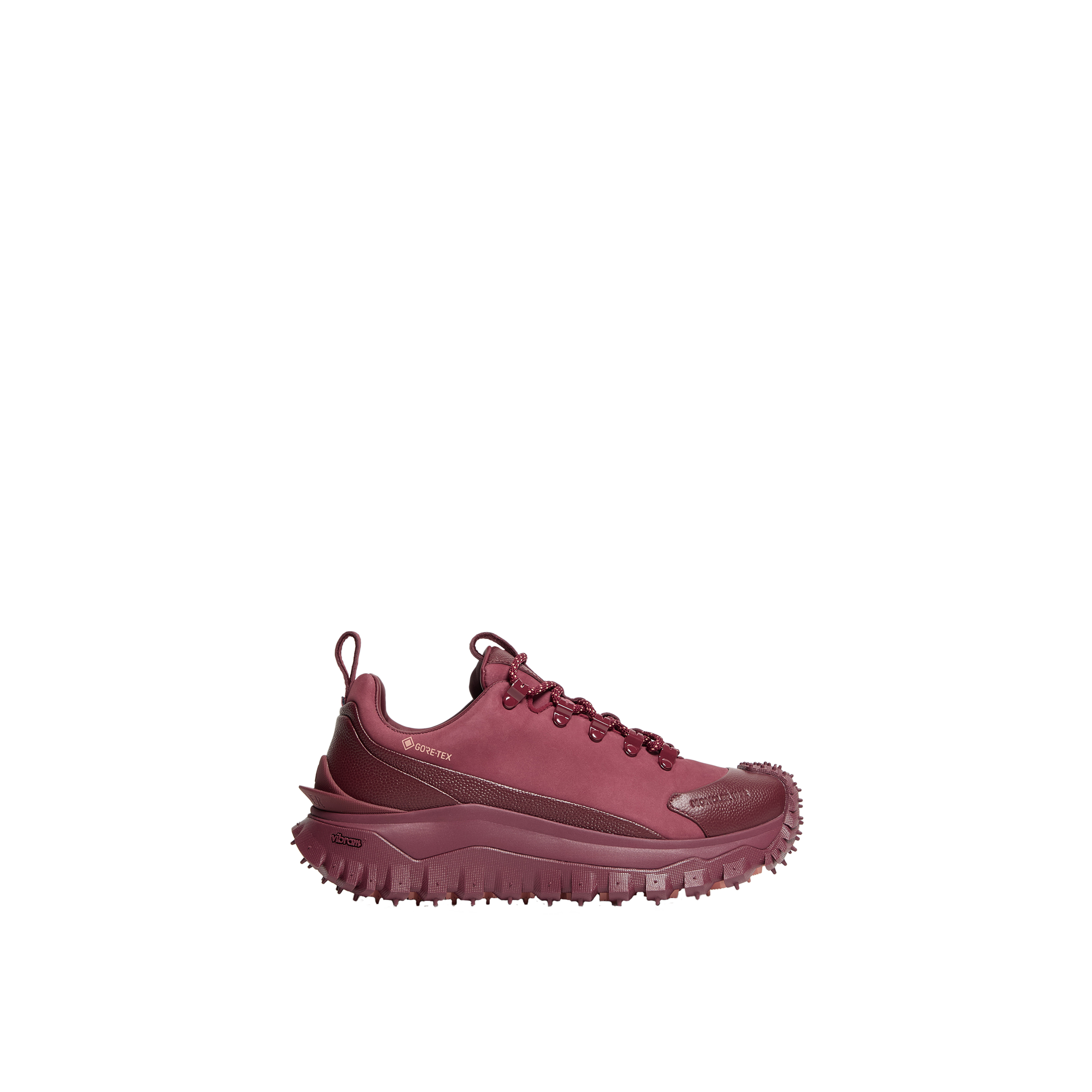 Moncler Sneakers Trailgrip Gtx En Daim Et Cuir In Red