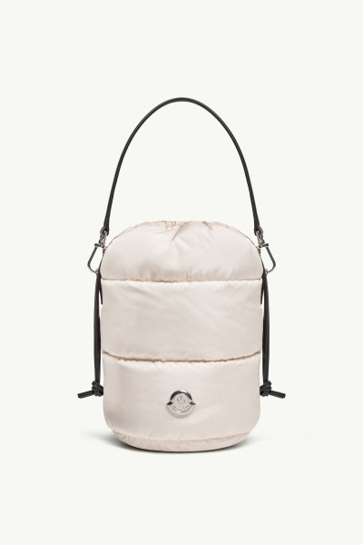 関税込◆MONCLER◆CARADOC バケットバッグ ホワイト Caradocバケットバッグ : バッグ&スモールアクセサリー