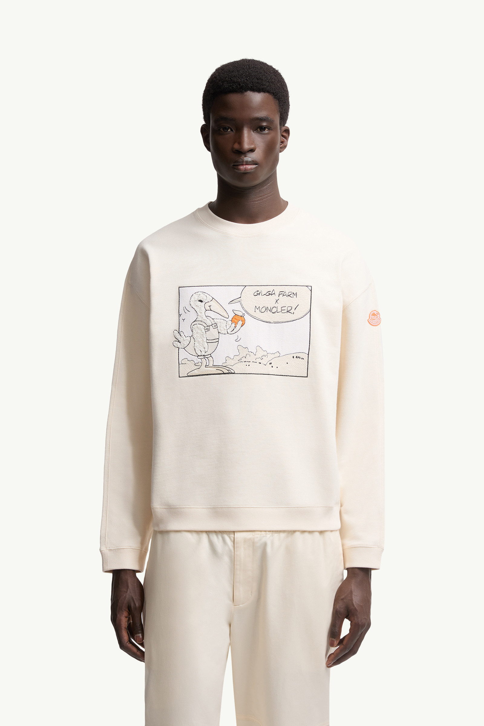 MONCLER GENIUS x GILGA FARM コットン スウェットシャツ Moncler Genius - 5 Moncler Donald Glover - Moncler x Gilga
