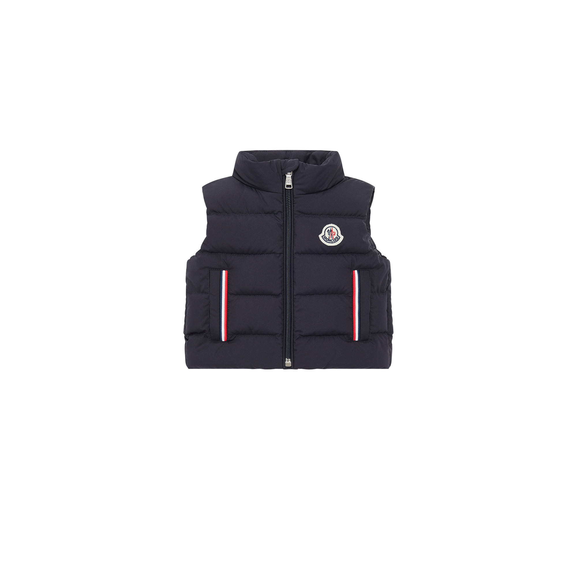 MONCLER ENFANT Buang Down Gilet, Boy, Blue, Size: 2Y