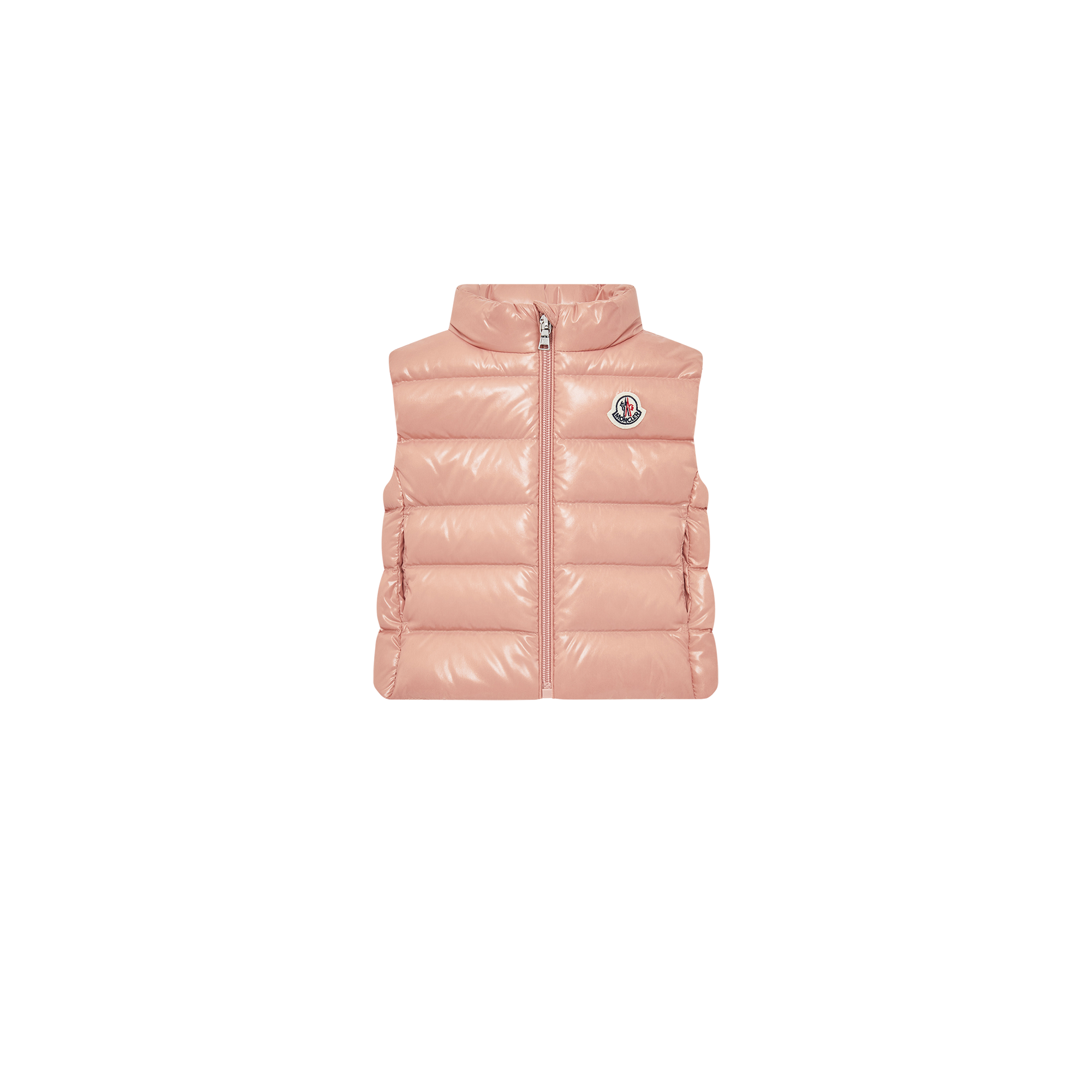 MONCLER ENFANT Ghany Down Gilet, Girl, Pink, Size: 2Y
