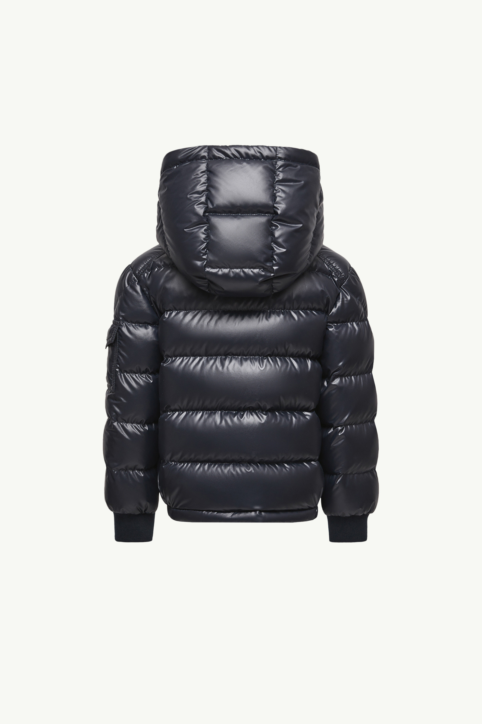 Navy Blue Manaem Hooded Down Jacket - Down Jackets & Vests