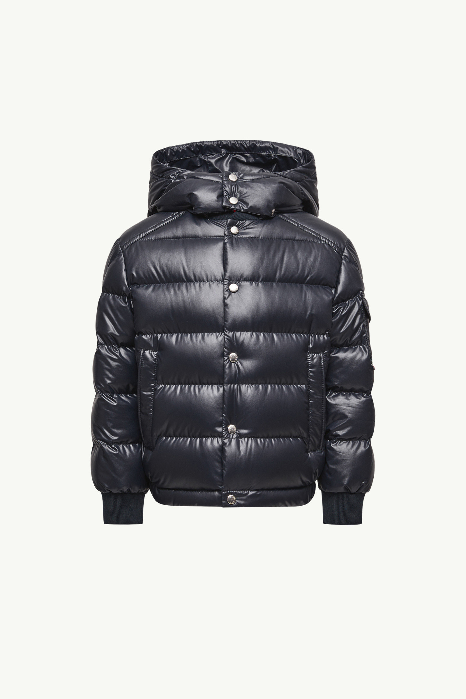 Navy Blue Manaem Hooded Down Jacket - Down Jackets & Vests