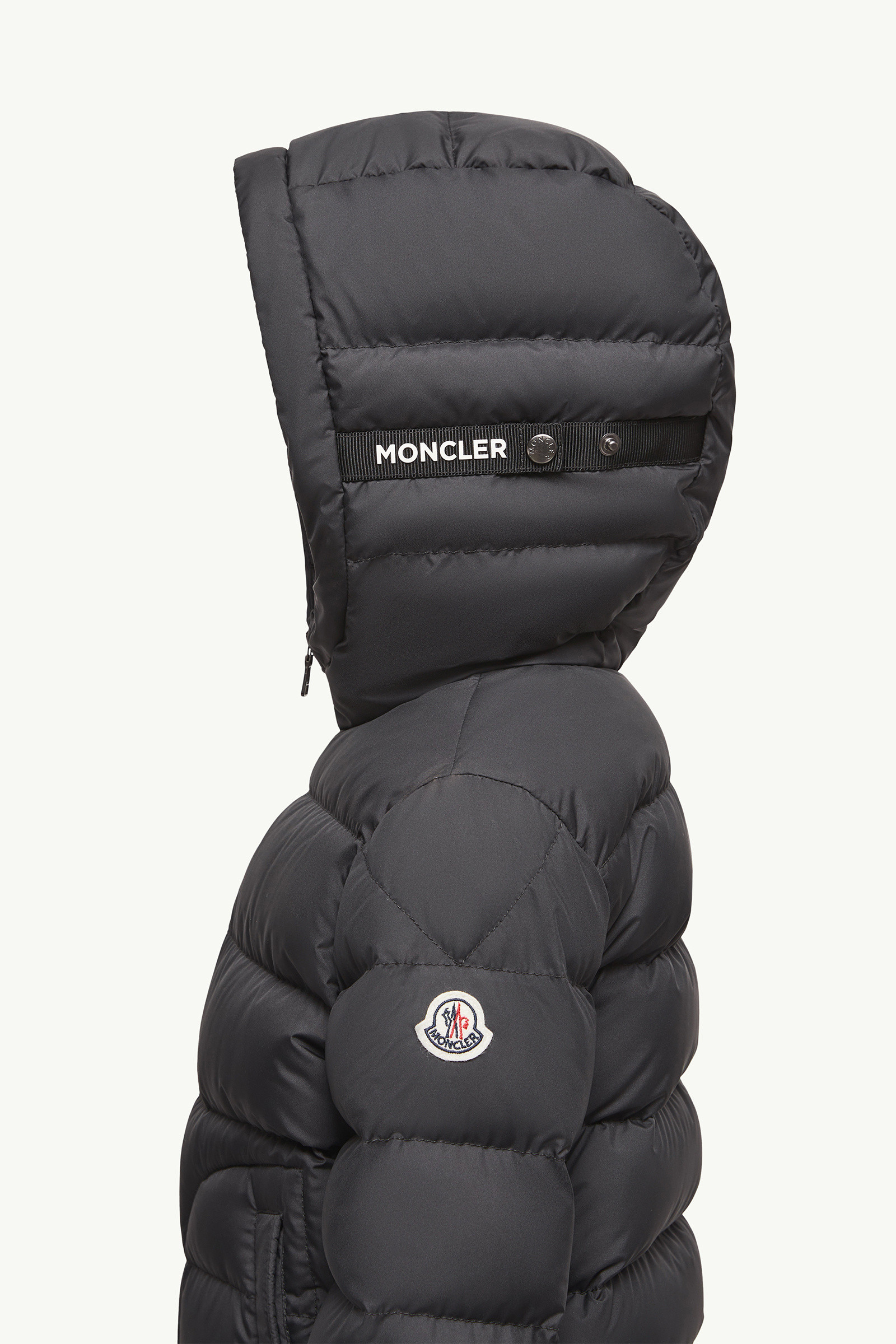 【miisk】MONCLER ABELLE ダウンジャケット 12A ブラック Abelleダウンジャケット : ダウンジャケット&ジレ 向け
