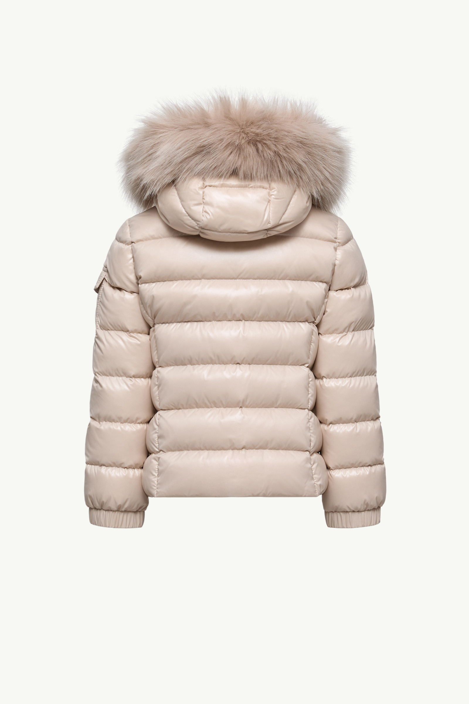 Light Beige Badyf Hooded Down Jacket - Down Jackets & Vests