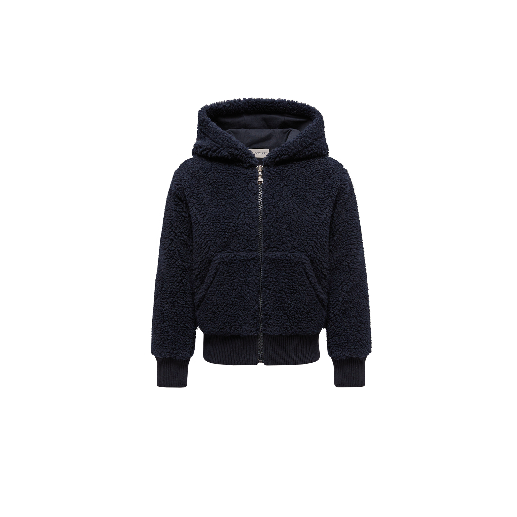 Moncler Sweat À Capuche Zippé En Teddy