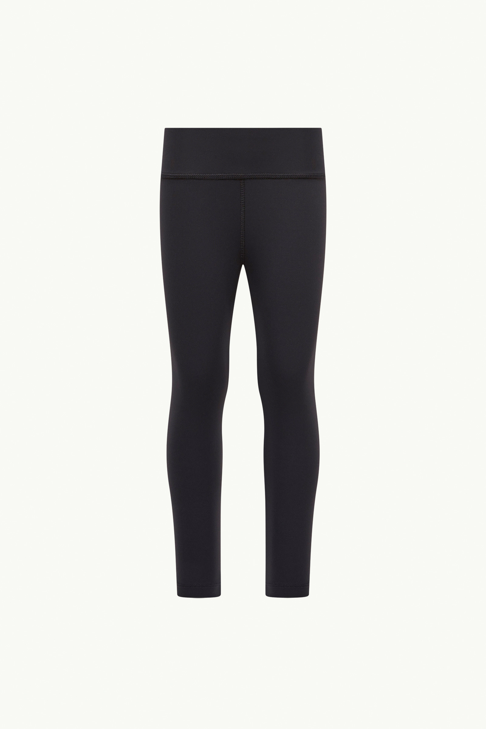 キッズ用ボトムス MONCLER FW24 Logo legging (J29548H00002 999) MONCLER: pants in cotton with logo - Black | Moncler pants