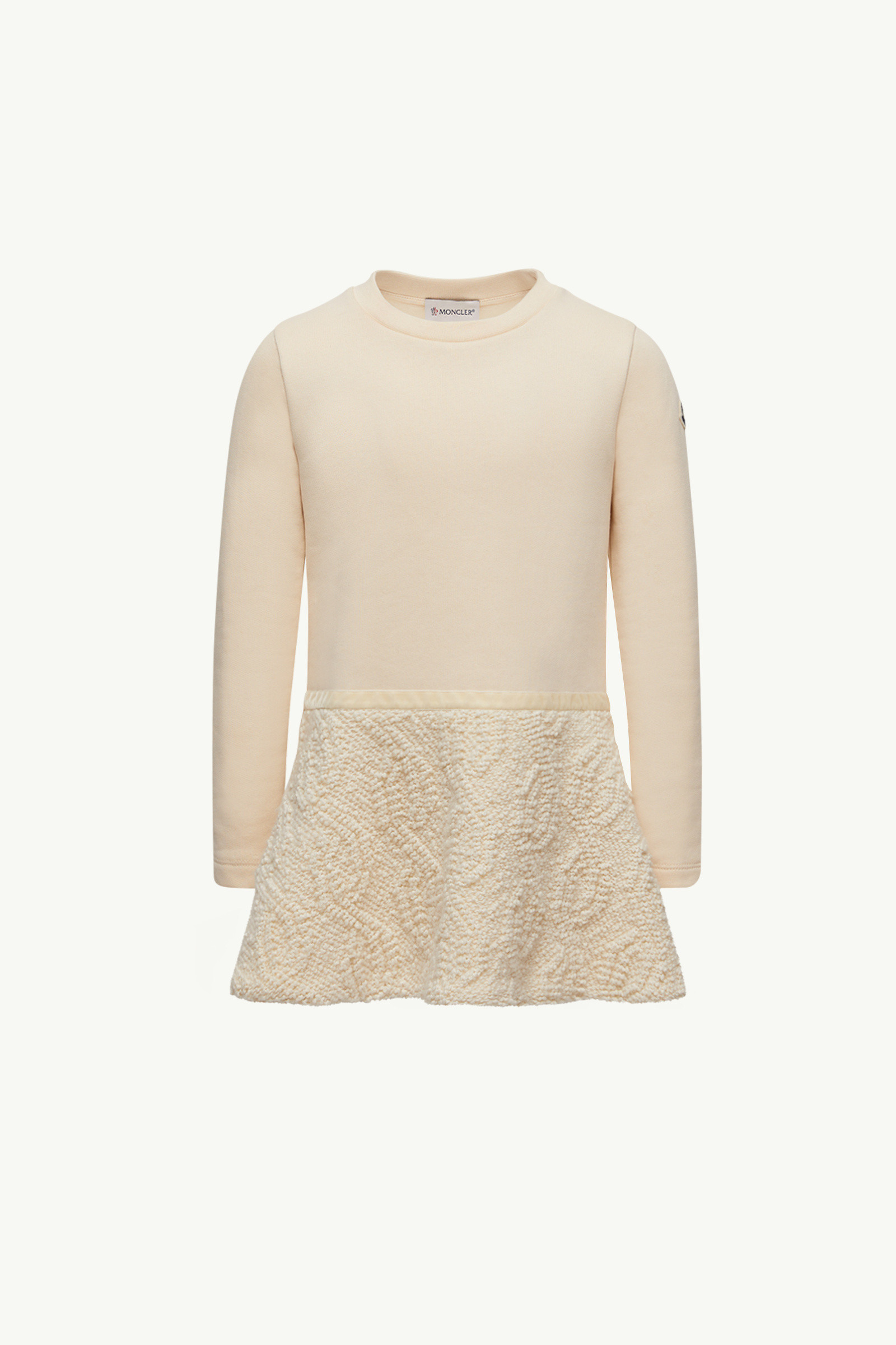 モンクレール　キッズ　ウールワンピース　ABITO　10A 　140cm 春夏☆MONCLER ロゴロープワンピース/~14A☆大人もOK【関税込