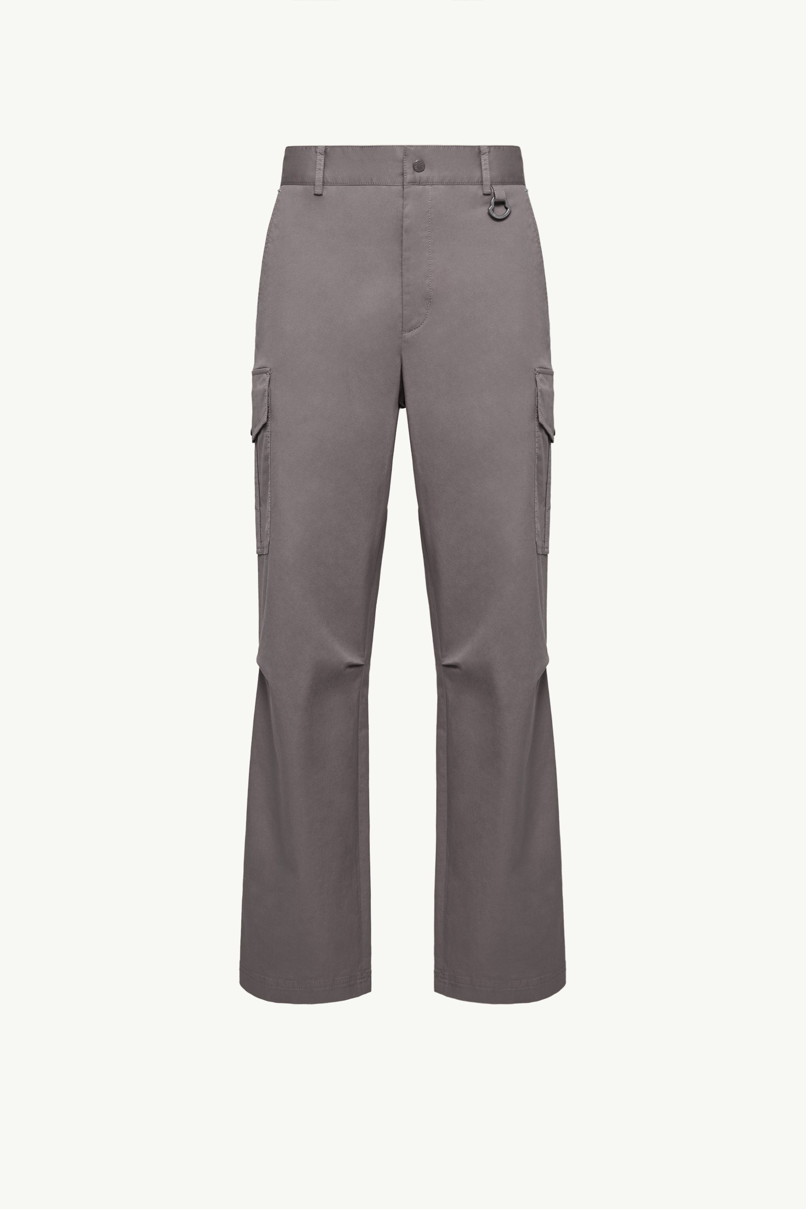 MONCLER アイボリー リブ編み パンツ サイドポケット付き L10912A00034598QH919_F.jpg