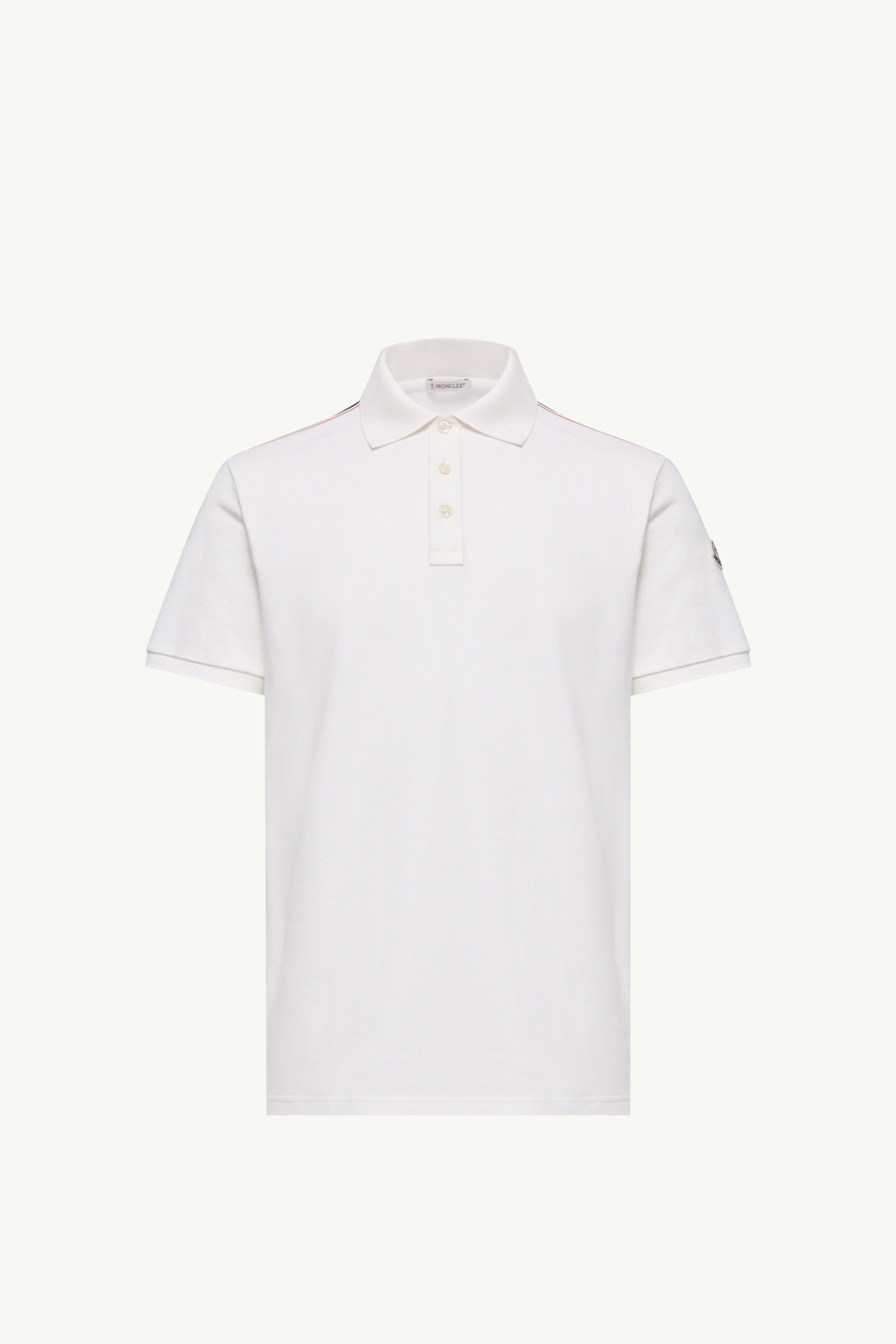 Tricolor-Trimmed Cotton Piquet Polo Shirt