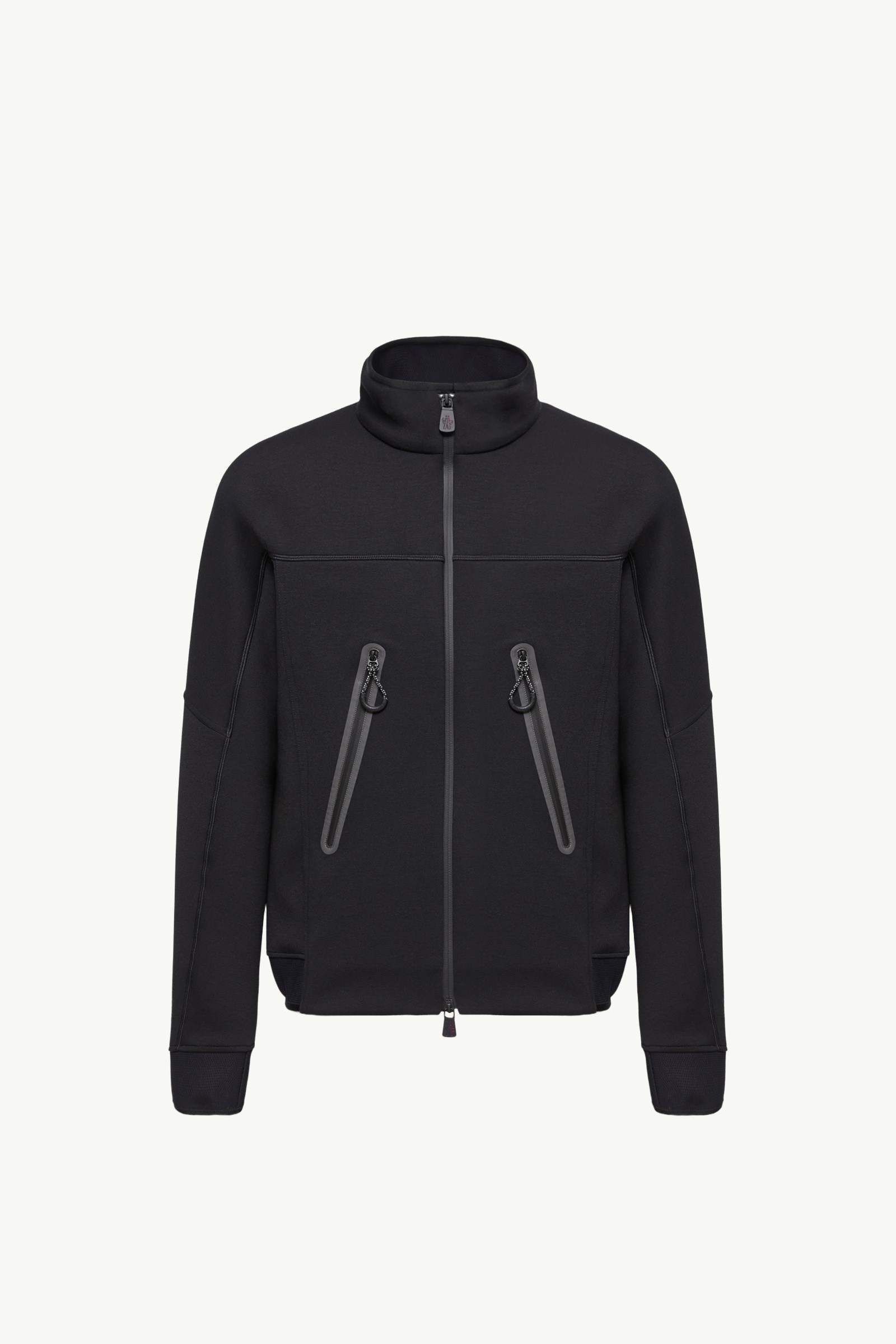 MONCLER ハーネスリードセット 黒 サイズM 撥水バイカラーハーネス+