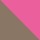 Bright Pink & Brown